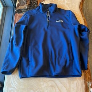 Men’s large Seahawks pullover 1/4 zip